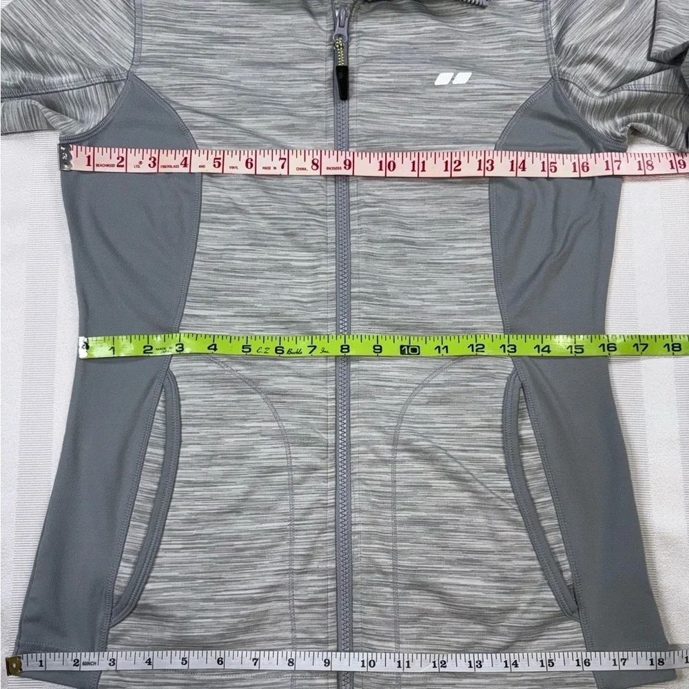 Koppen Full-Zip Athletic Jacket Gray Sz Small Women’s